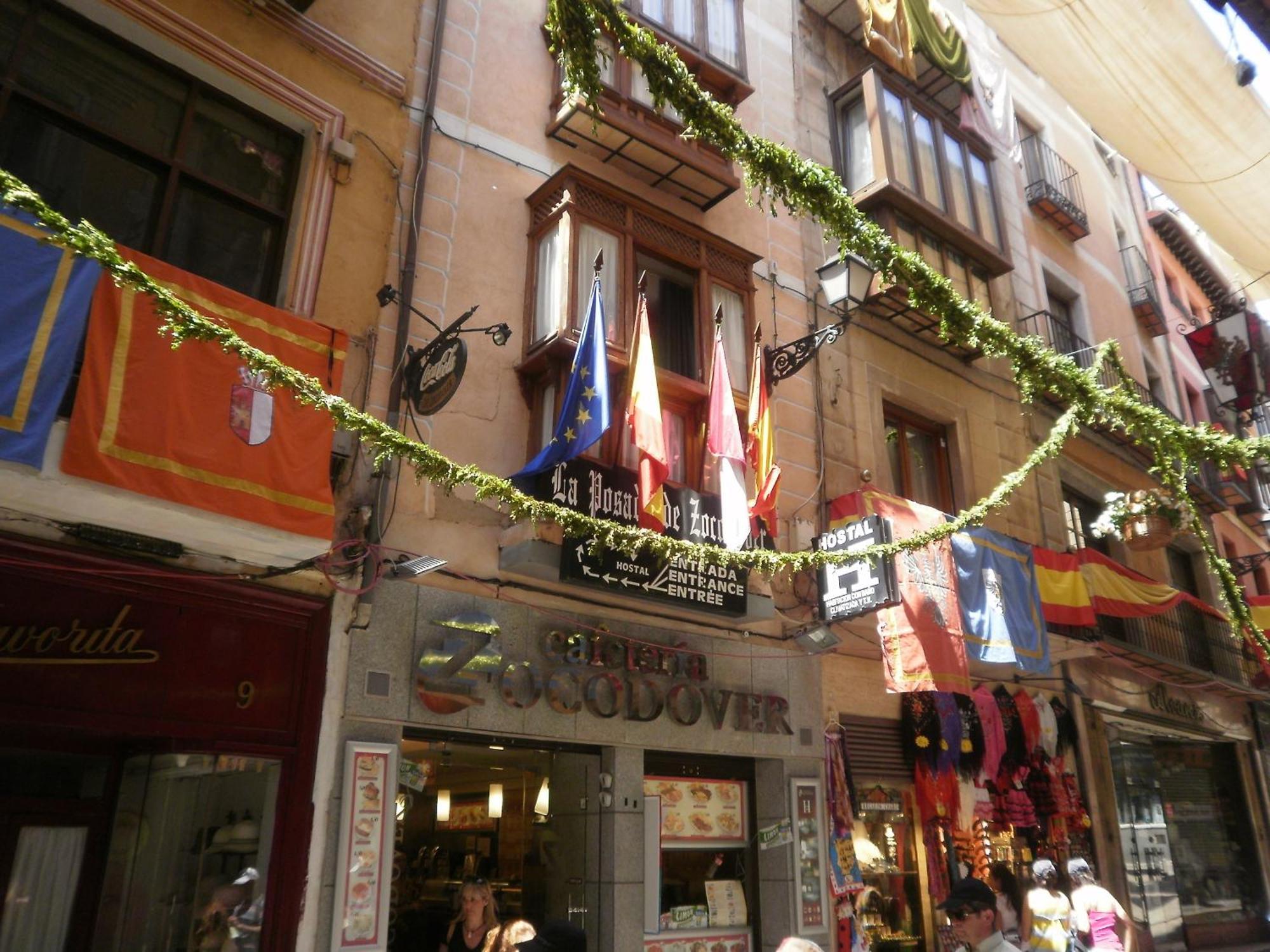 Hostal La Posada De Zocodover Toledo Exterior foto